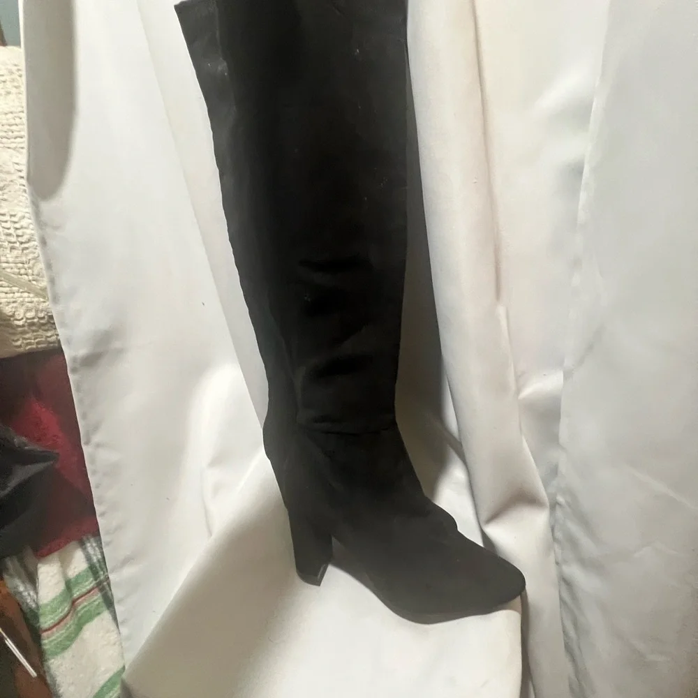Steve Madden Black Over the Knee Boots